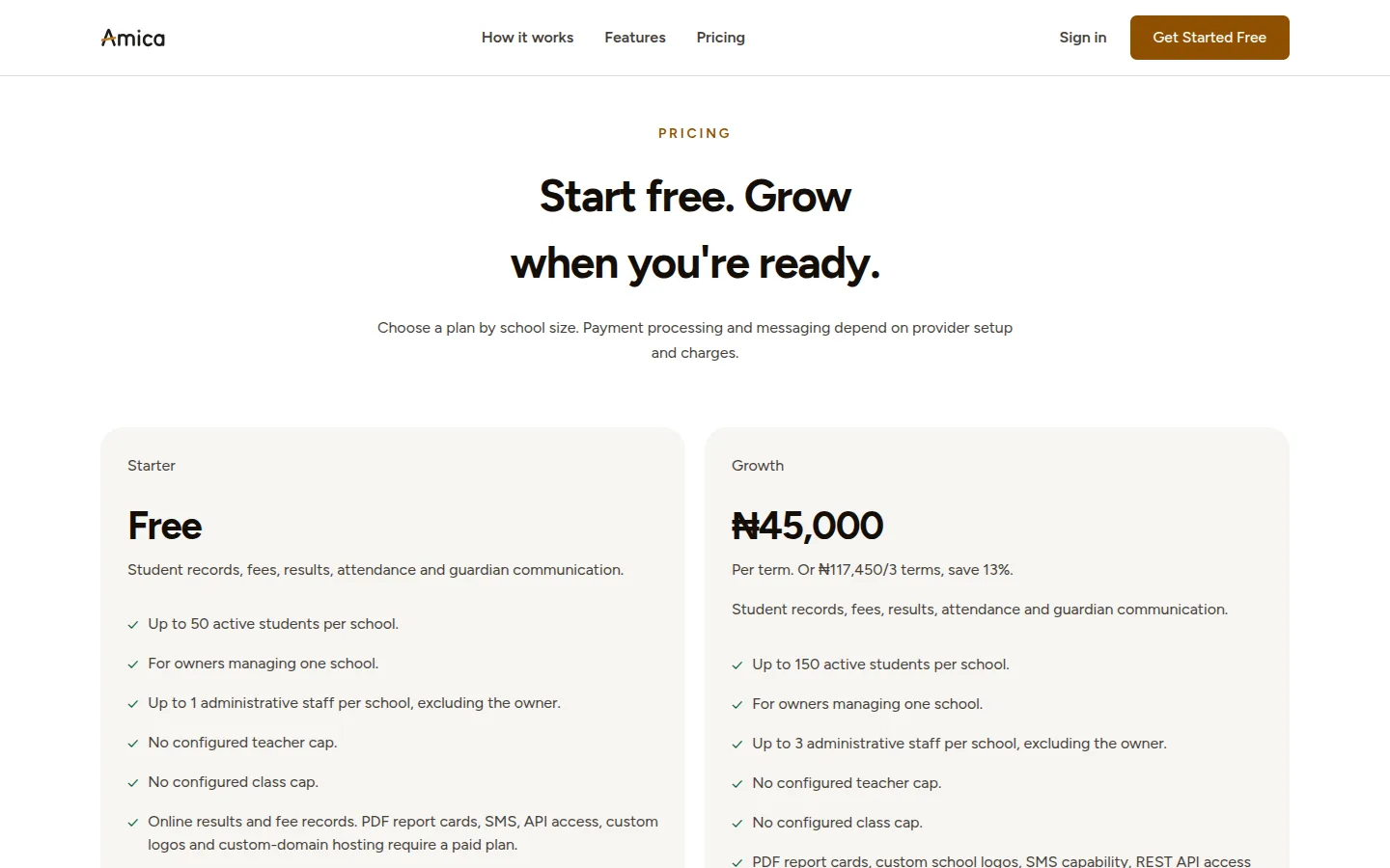Amica School Portal screenshot 4